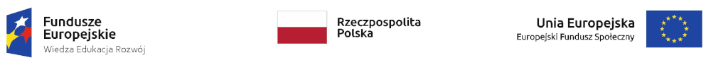 Loga Fundusze Europoejskie Wiedza Edukacja Rozwój - Rzeczpospolita Polska - Enia Europejska Europejski Fundusz Społeczny