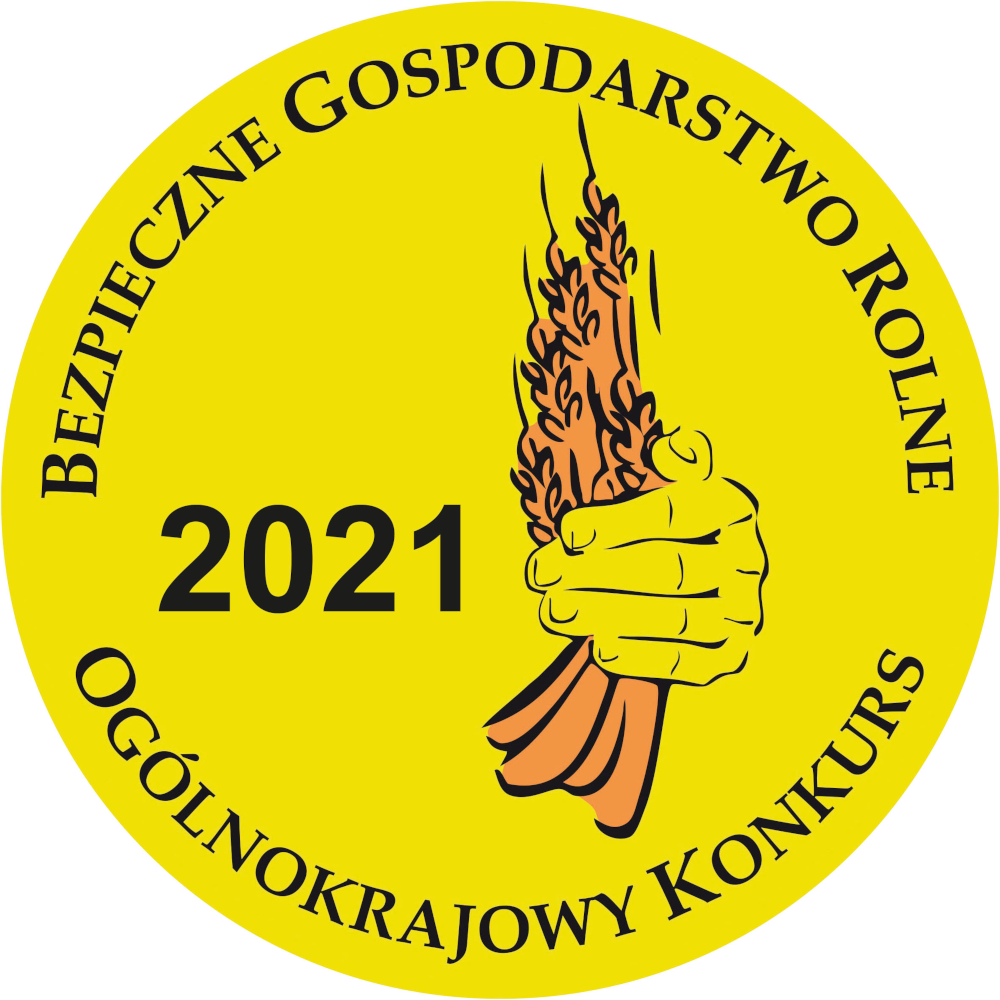 Logo Bezpieczne Gospodarstwo Rolne - Ogólnokrajowy Konkurs 2021